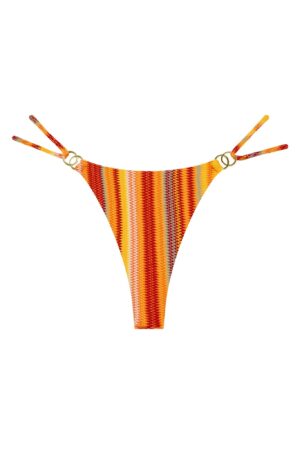 Shoreline Stripe Mid-Coverage Bottom