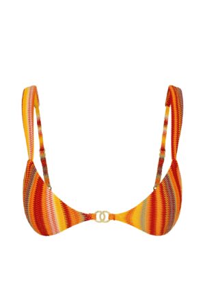 Shoreline Stripe Bandeau Top