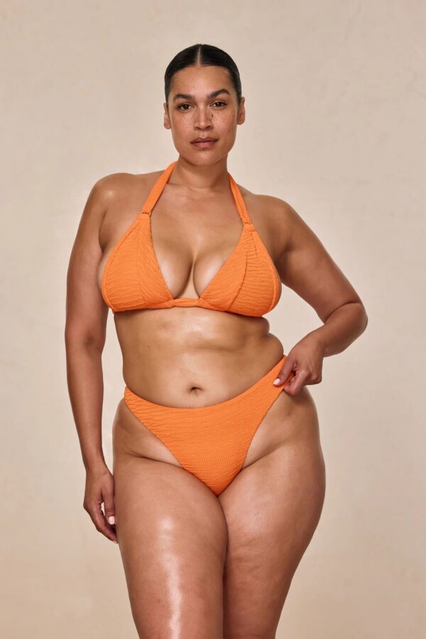 Tangerine Wave Scoop Top - Image 4