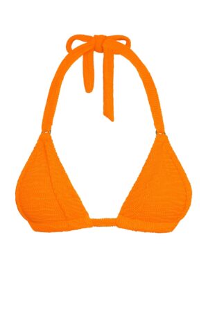 Tangerine Wave Scoop Top